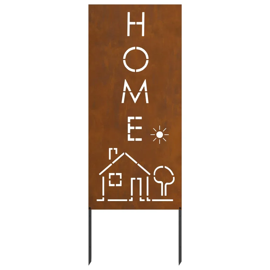 Écran de confidentialité de jardin Fretwork Rouillé 50 x 140 cm - 4
