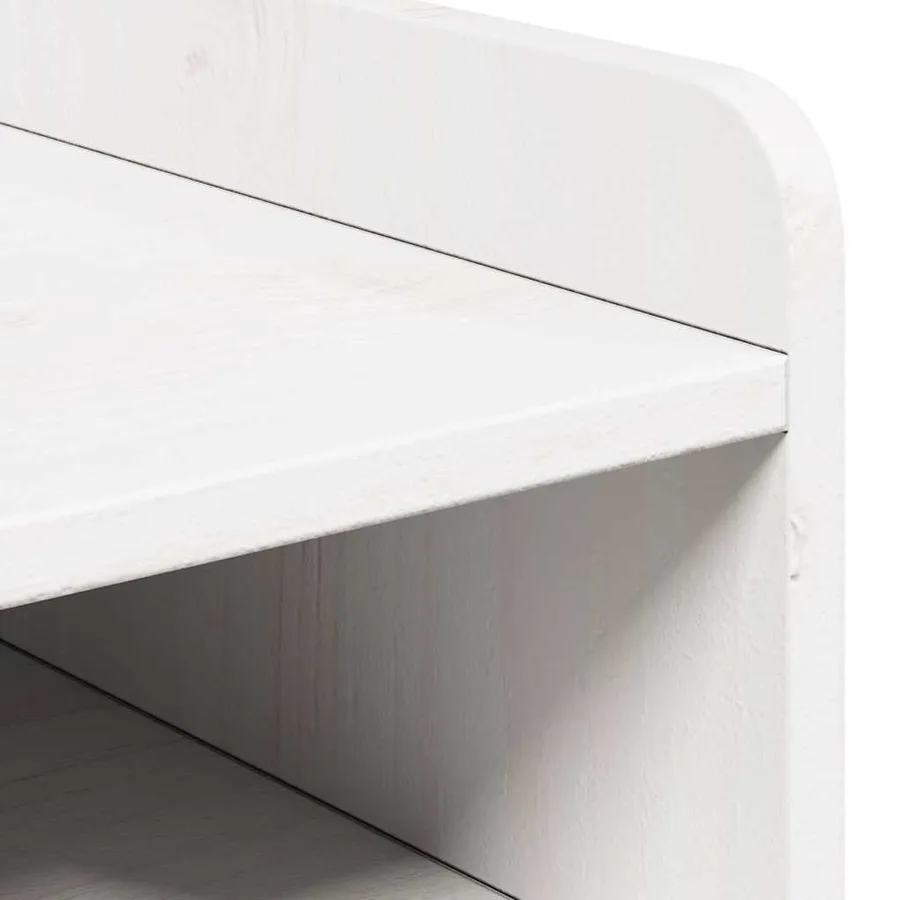 Table de chevet avec tiroir 2 pcs Blanc 38 x 36 x 29,5 cm - 10
