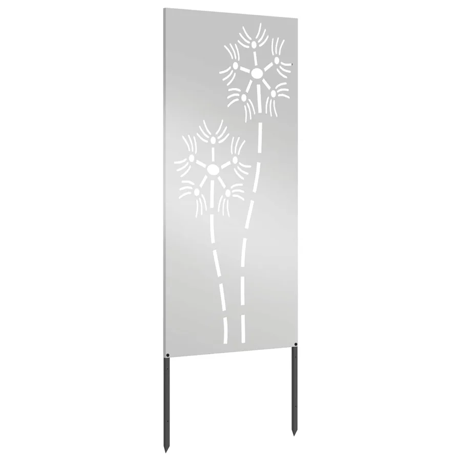 Écran de confidentialité de jardin Fretwork Argenté 50 x 140 cm - 6