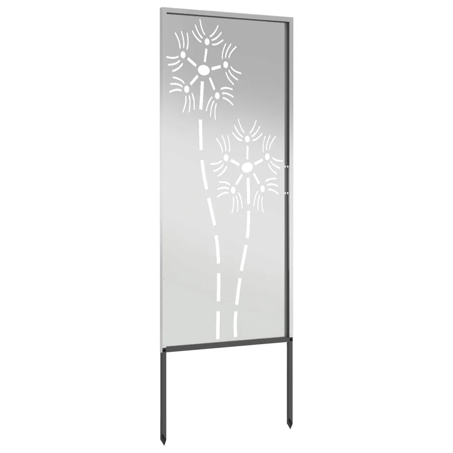 Écran de confidentialité de jardin Fretwork Argenté 50 x 140 cm - 7