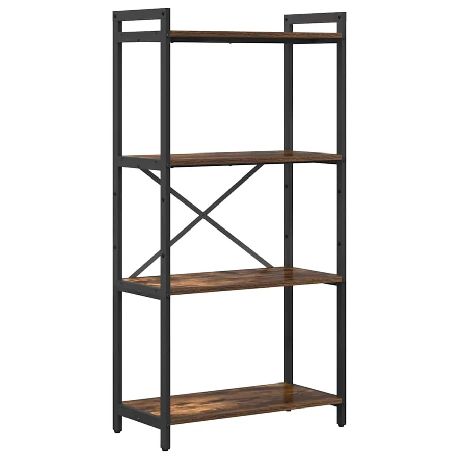Étagère Chêne fumé 60 x 30 x 120 cm Bois d'ingénierie - 2