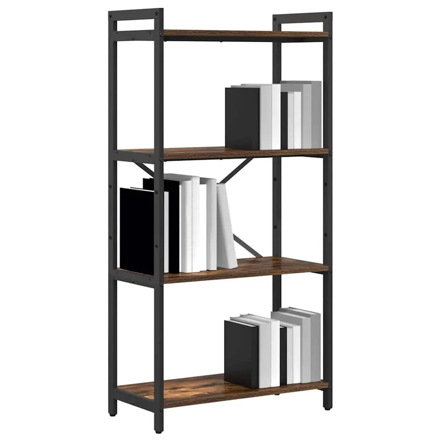 Étagère Chêne fumé 60 x 30 x 120 cm Bois d'ingénierie - 3