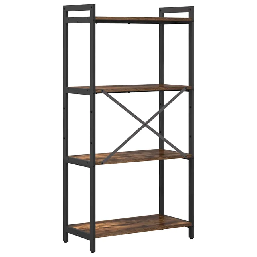 Étagère Chêne fumé 60 x 30 x 120 cm Bois d'ingénierie - 7