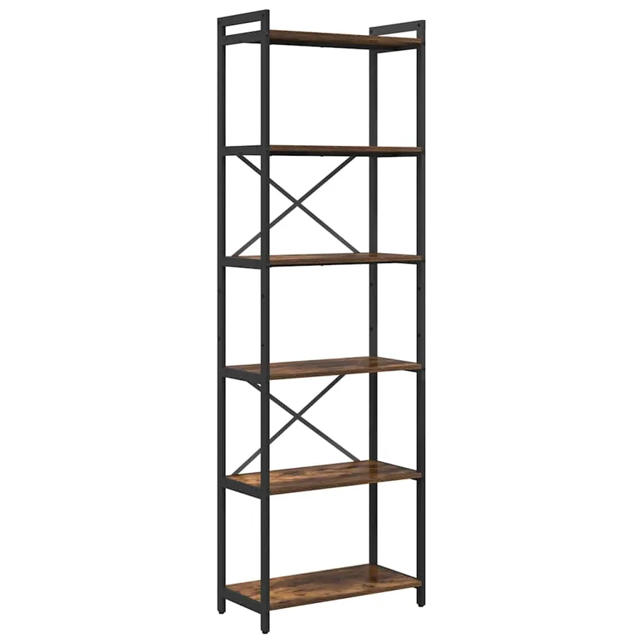 Étagère Chêne fumé 60 x 30 x 189,5 cm Bois d'ingénierie - 2