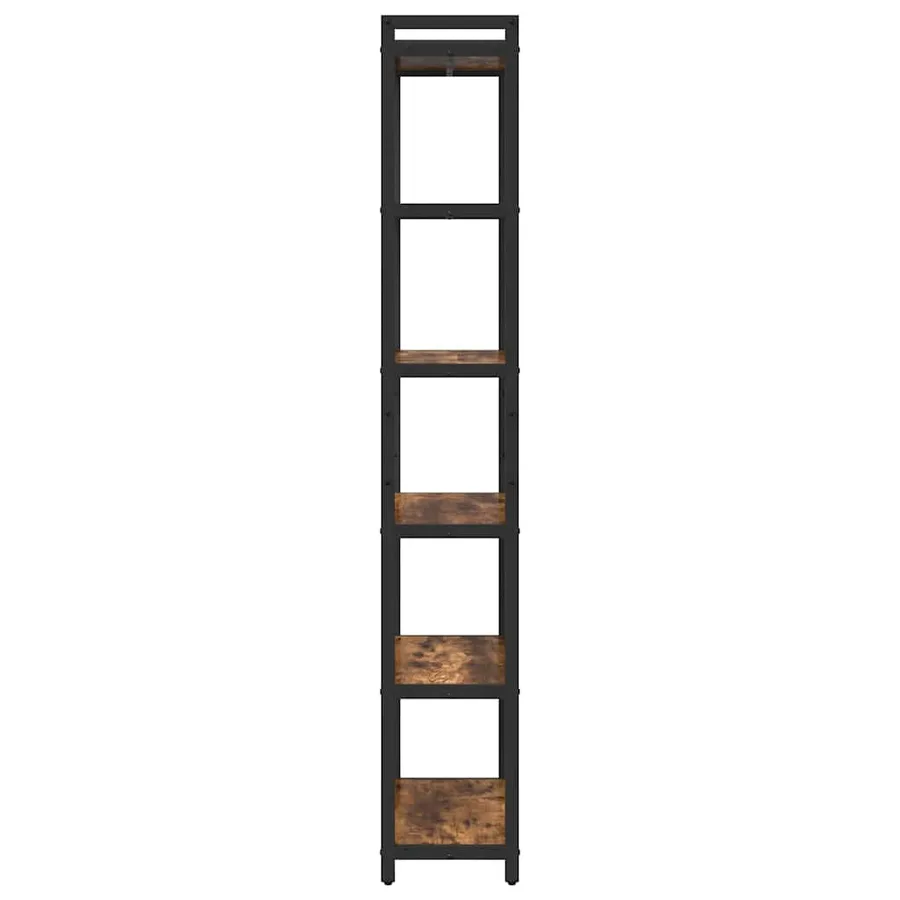 Étagère Chêne fumé 60 x 30 x 189,5 cm Bois d'ingénierie - 6