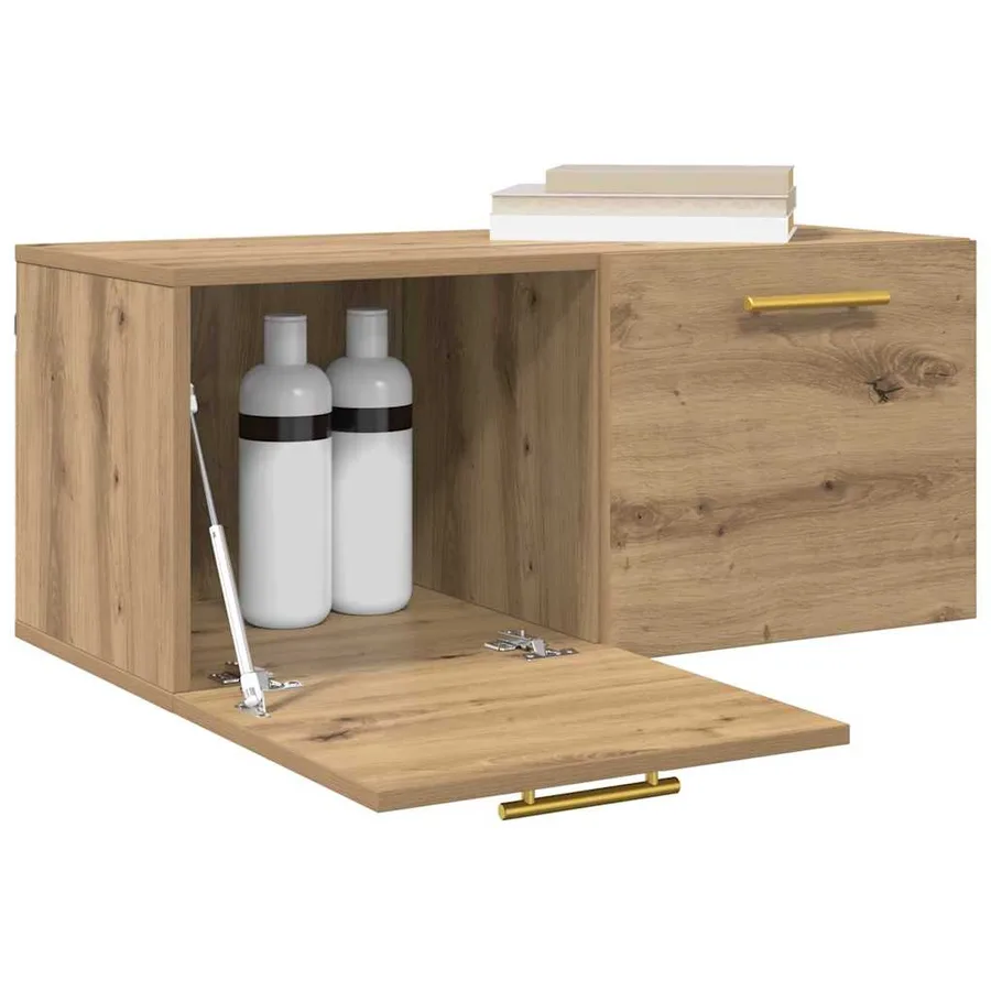 Meuble mural 80 x 36.5 x 35 cm Bois d'ingénierie - 3