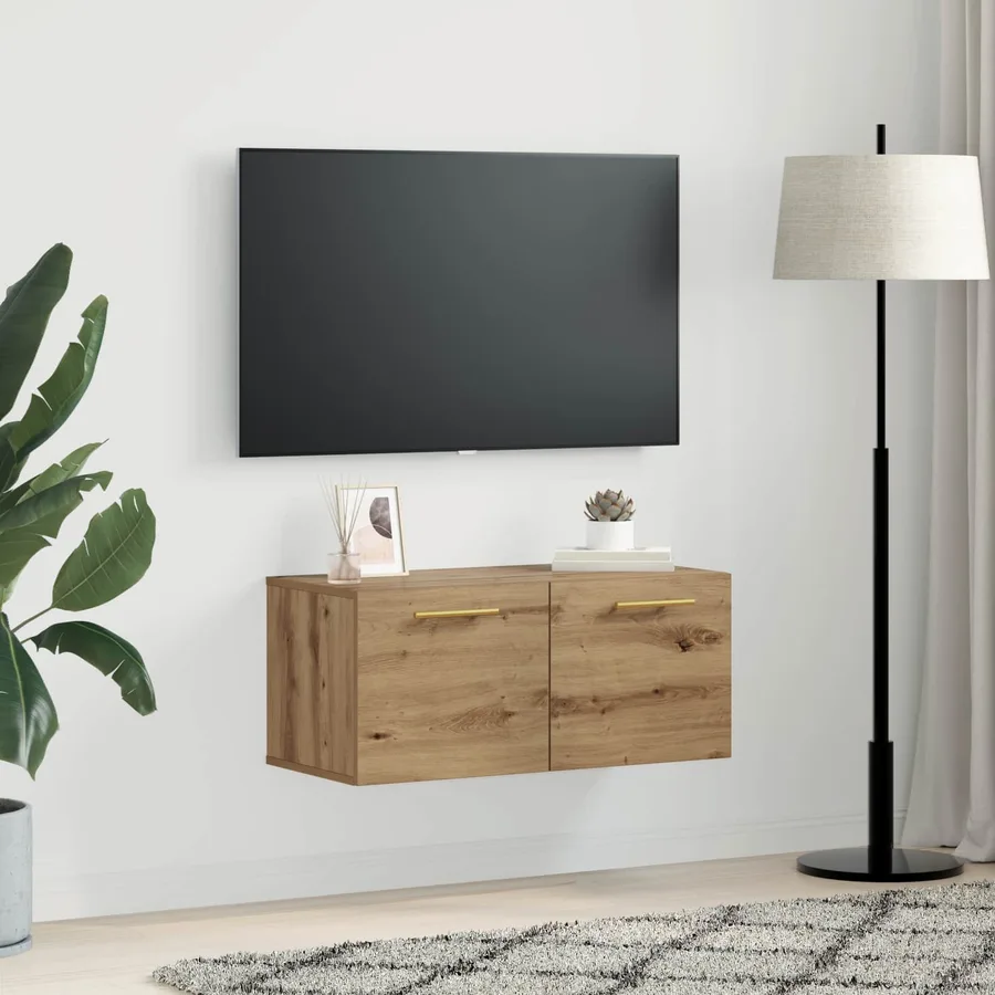 Meuble mural 80 x 36.5 x 35 cm Bois d'ingénierie - 4