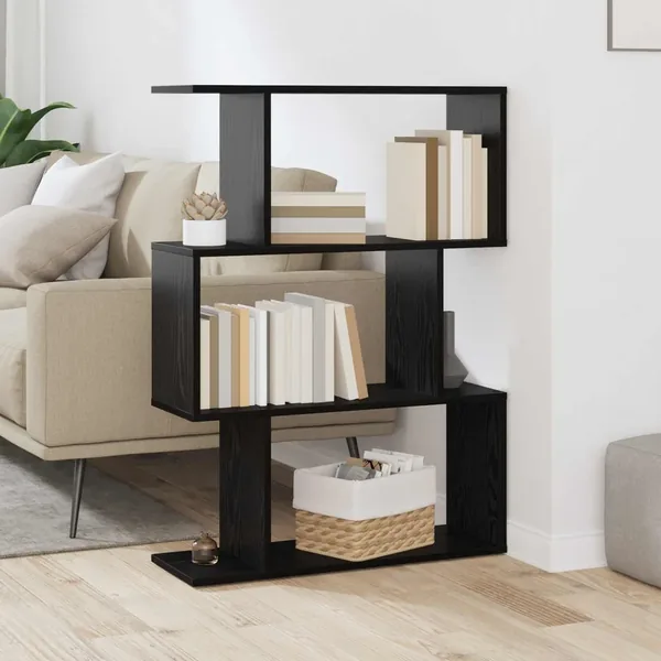 Bibliothèque Chêne noir 70 x 24 x 97 cm Bois d'ingénierie