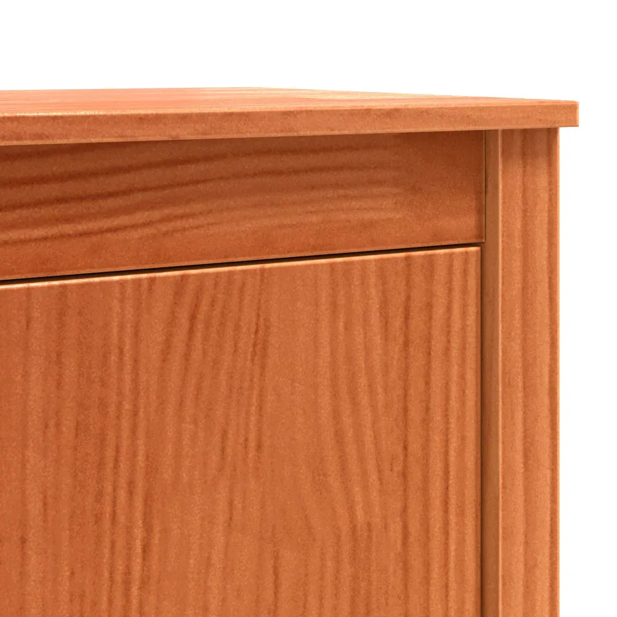 Buffet Brun cire 70 x 35 x 80 cm Pin massif - 10