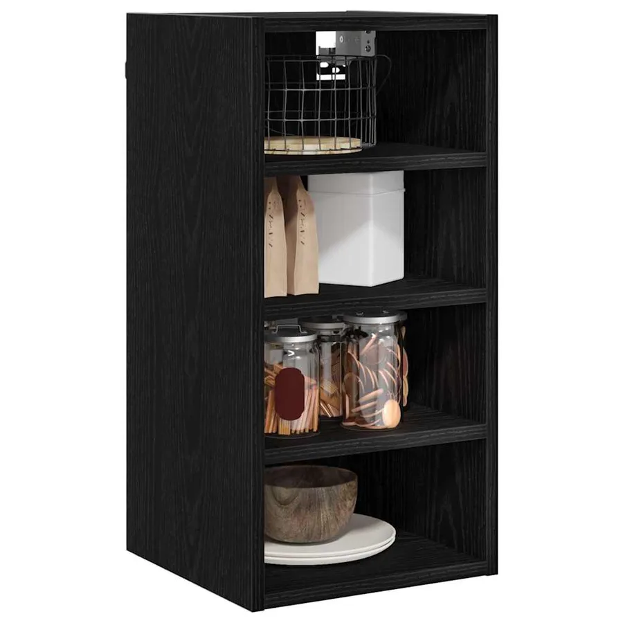Armoire suspendue avec étagère Chêne noir 30 x 29,5 x 60 cm - 3