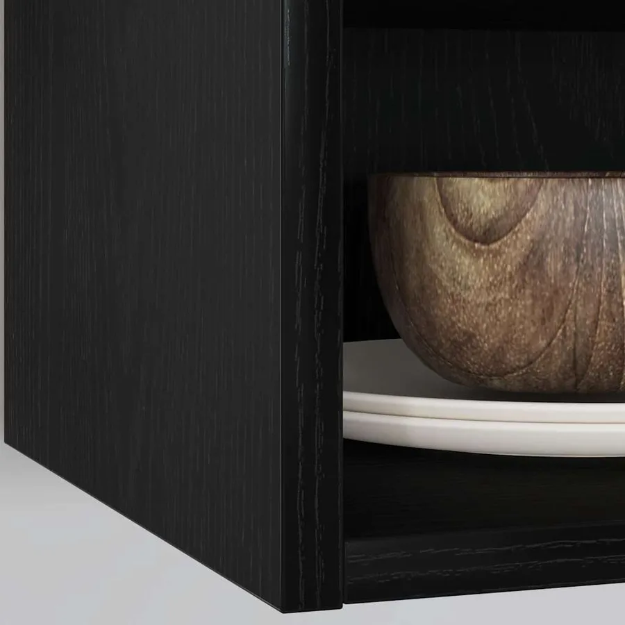 Armoire suspendue avec étagère Chêne noir 30 x 29,5 x 60 cm - 4