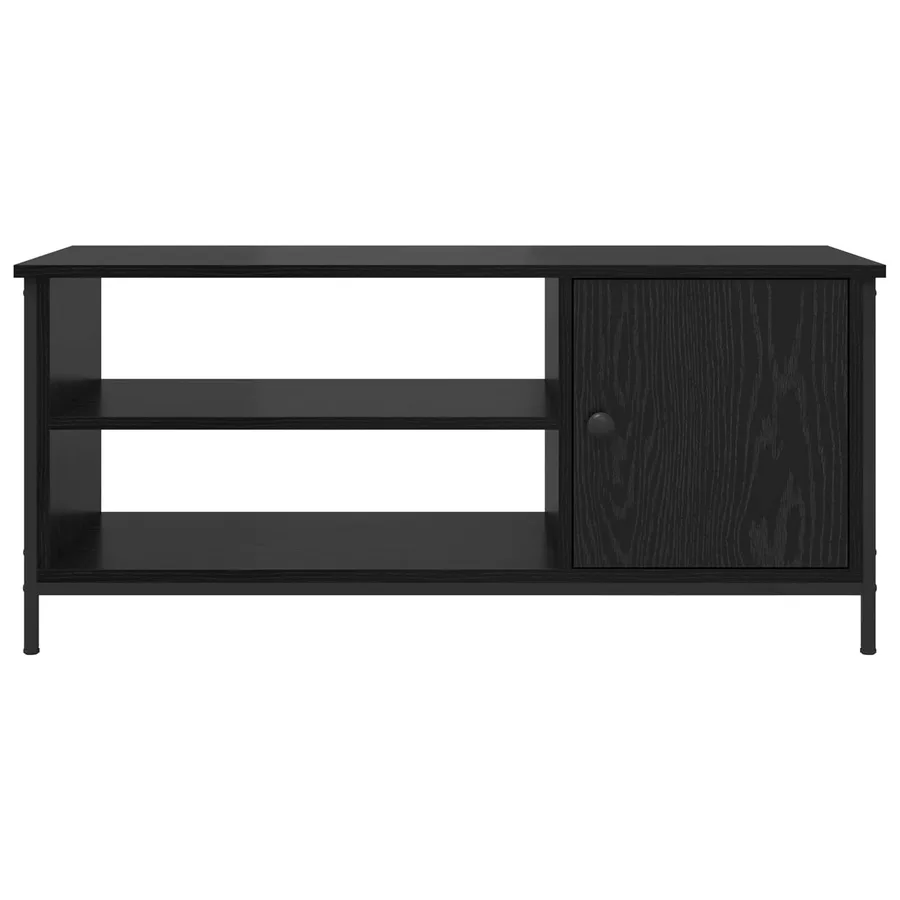 Meuble TV Chêne noir 100 x 40 x 45 cm Bois d'ingénierie - 6