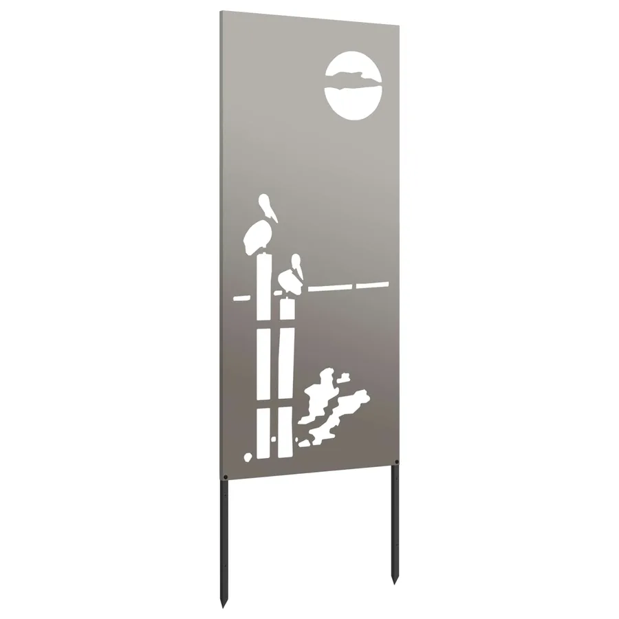 Écran de confidentialité de jardin Fretwork Rouillé 50 x 140 cm - 5