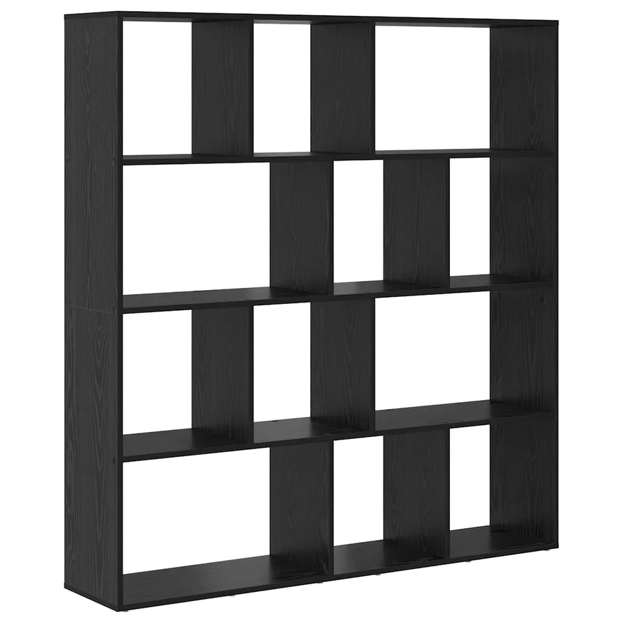 Bibliothèque Chêne noir 132 x 29 x 141,5 cm Bois d'ingénierie - 2