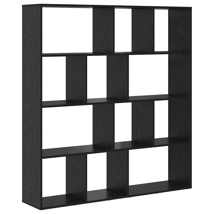 Bibliothèque Chêne noir 132 x 29 x 141,5 cm Bois d'ingénierie - 7