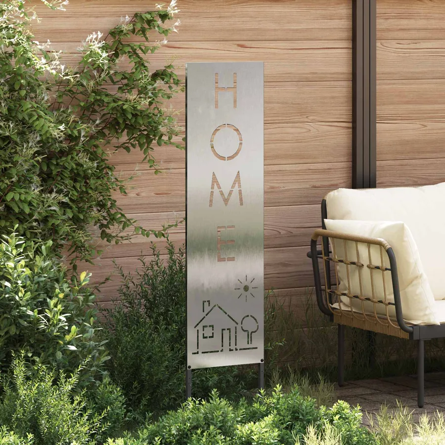 Écran de confidentialité de jardin Fretwork Argenté 32 x 140 cm - 3