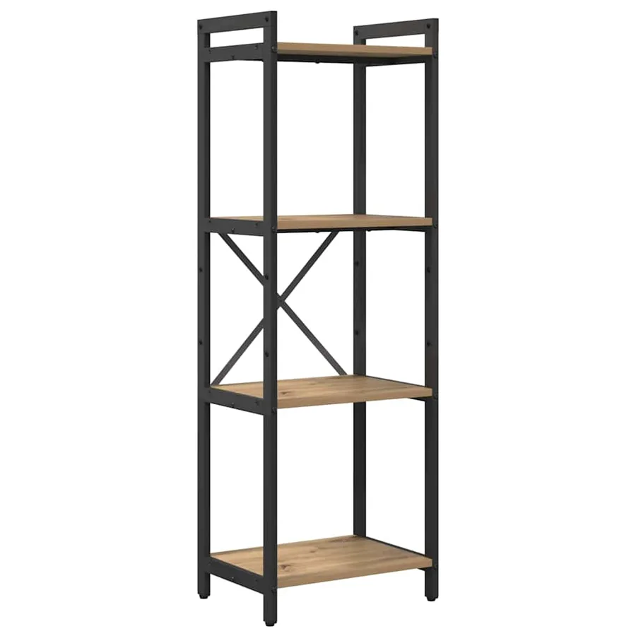 Étagère 40 x 30 x 119 cm Bois d'ingénierie Chêne artisanal - 2