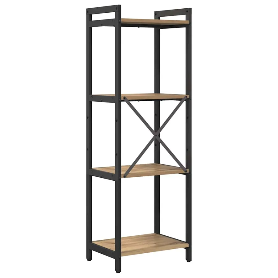 Étagère 40 x 30 x 119 cm Bois d'ingénierie Chêne artisanal - 7