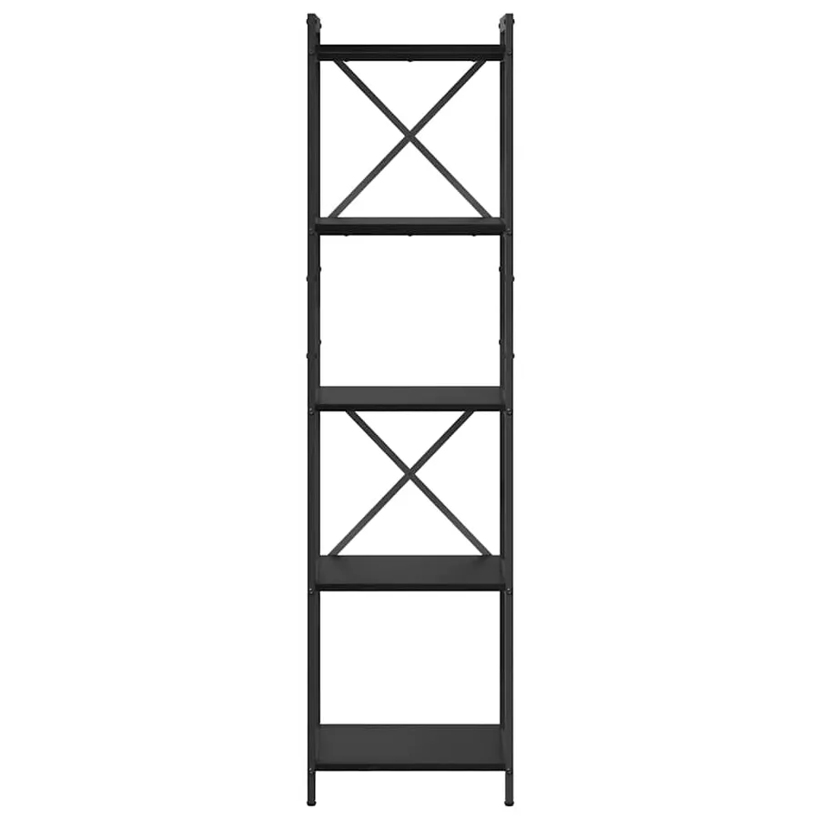 Étagère Chêne noir 40 x 30 x 155 cm Bois d'ingénierie - 5