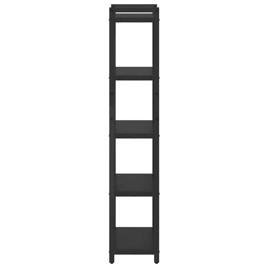 Étagère Chêne noir 40 x 30 x 155 cm Bois d'ingénierie - 6