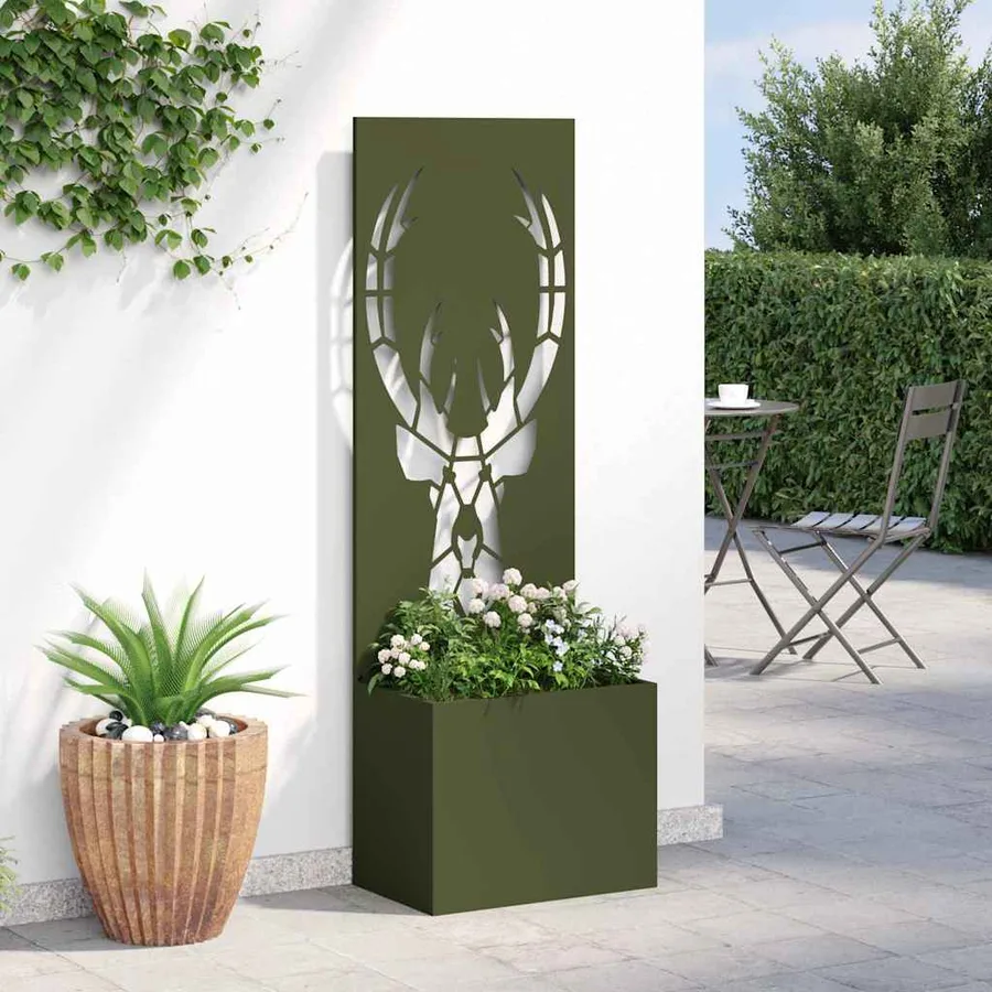 Écran de confidentialité de jardin Vert olive 50 x 150 cm - 4