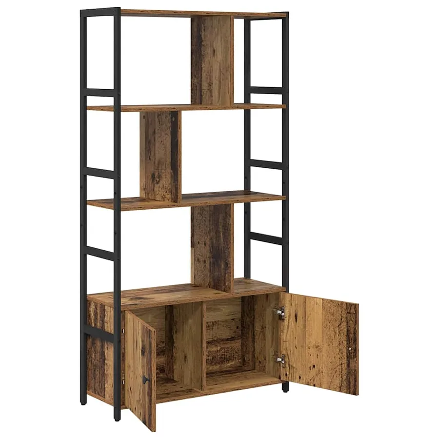 Étagère Bois ancien 80 x 30 x 155,5 cm Bois d'ingénierie - 5
