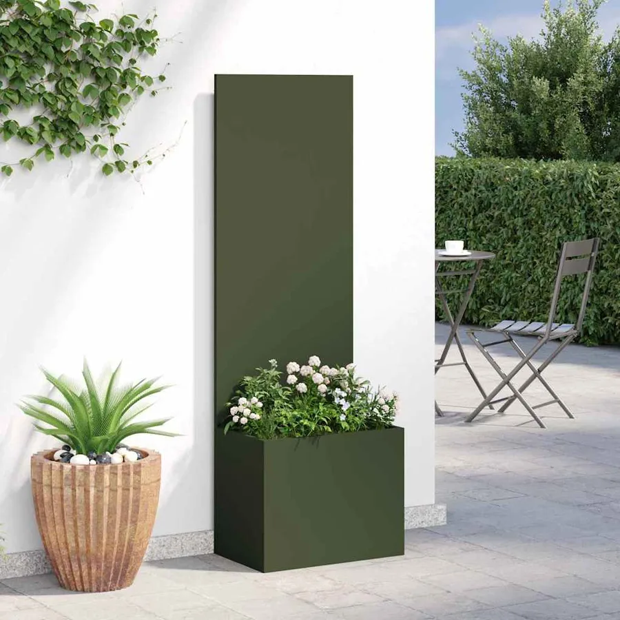 Écran de confidentialité de jardin Vert olive 50 x 150 cm - 4