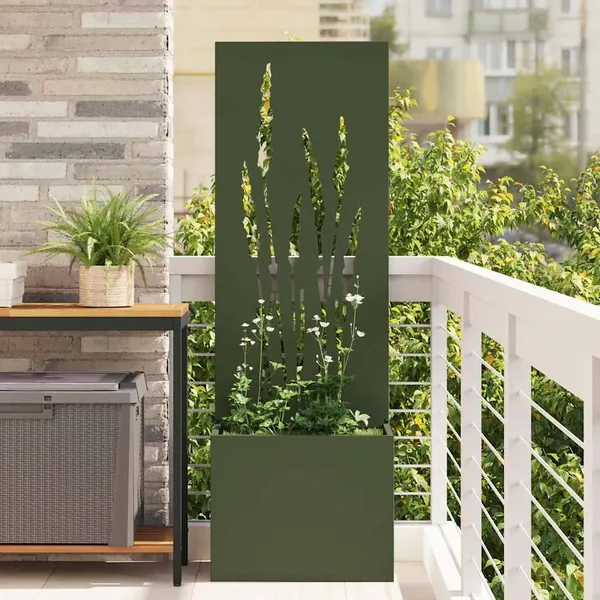 Écran de confidentialité de jardin Vert olive 50 x 150 cm