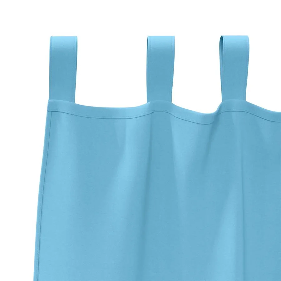 Rideaux occultants avec anneaux 2 pcs Bleu clair 225 x 140 cm - 5