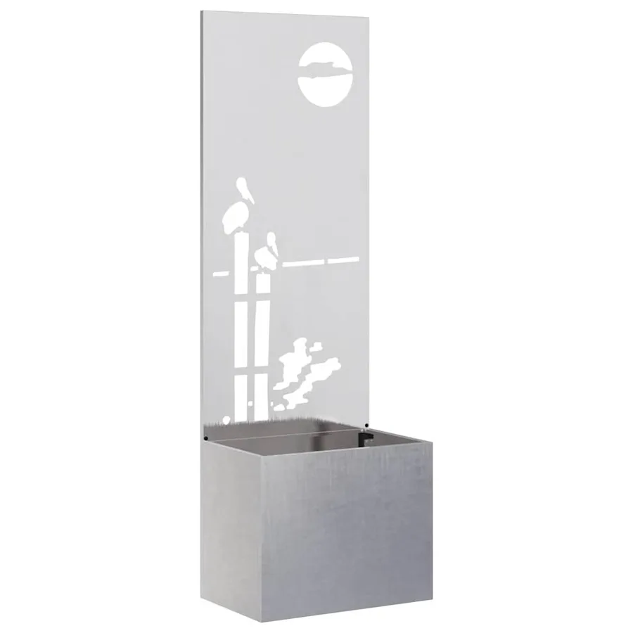 Écran de confidentialité de jardin Fretwork Argent 50 x 150 cm - 2