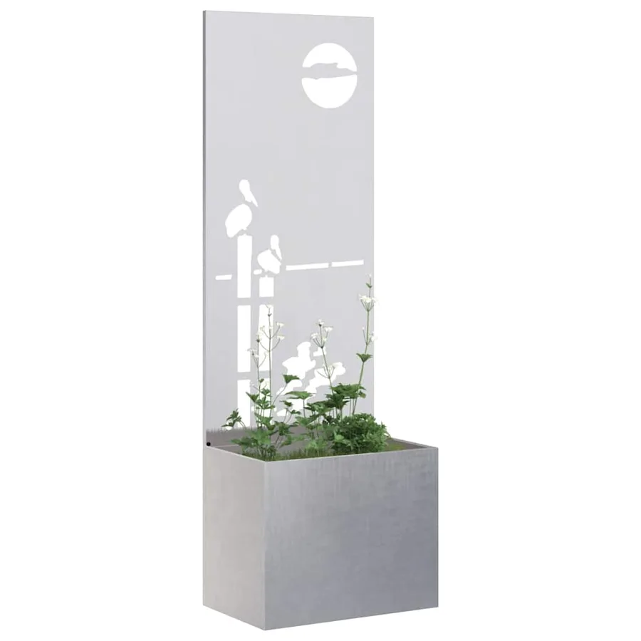 Écran de confidentialité de jardin Fretwork Argent 50 x 150 cm - 3