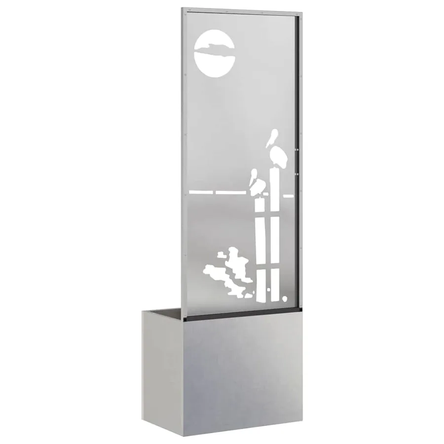 Écran de confidentialité de jardin Fretwork Argent 50 x 150 cm - 7