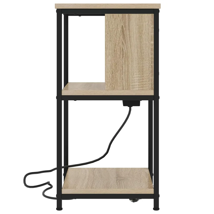 Cabinet de chevet 2 pcs Chêne Sonoma 38 x 31 x 61 cm - 5