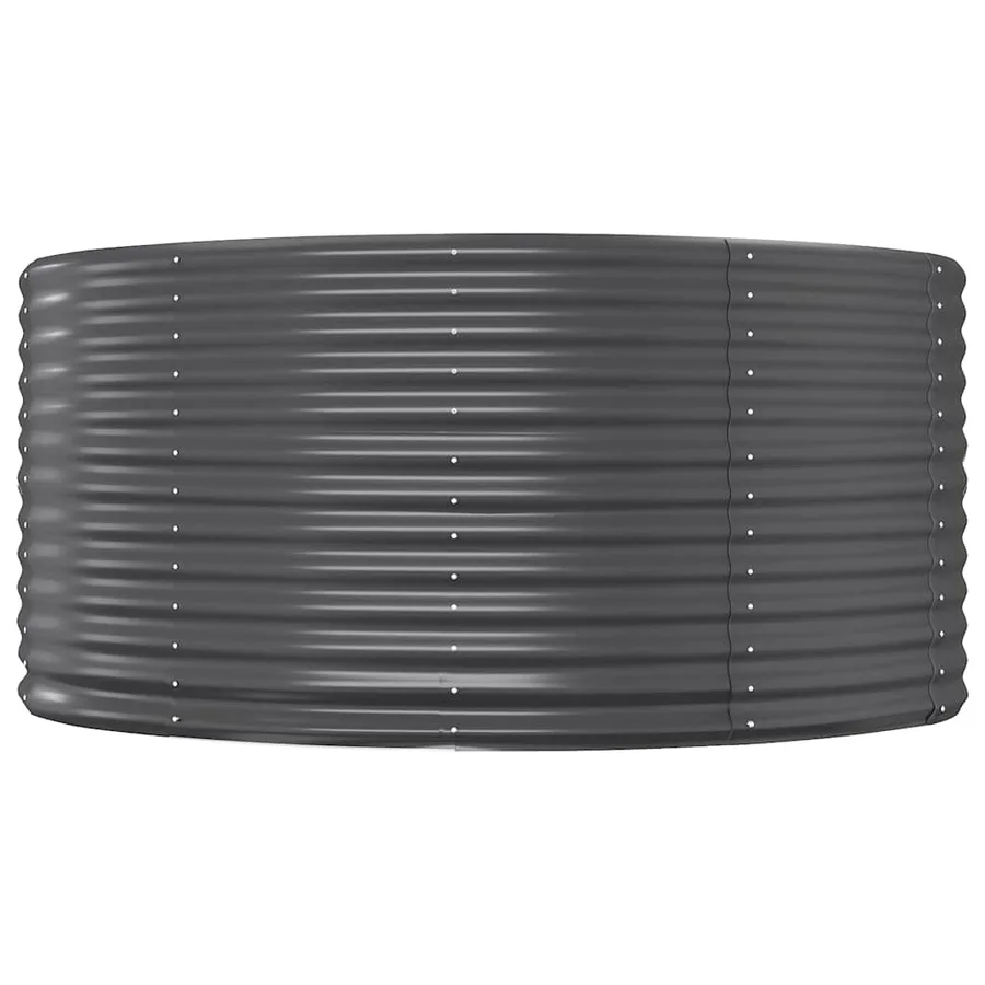 Lit surélevé de jardin Anthracite Acier galvanisé - 3