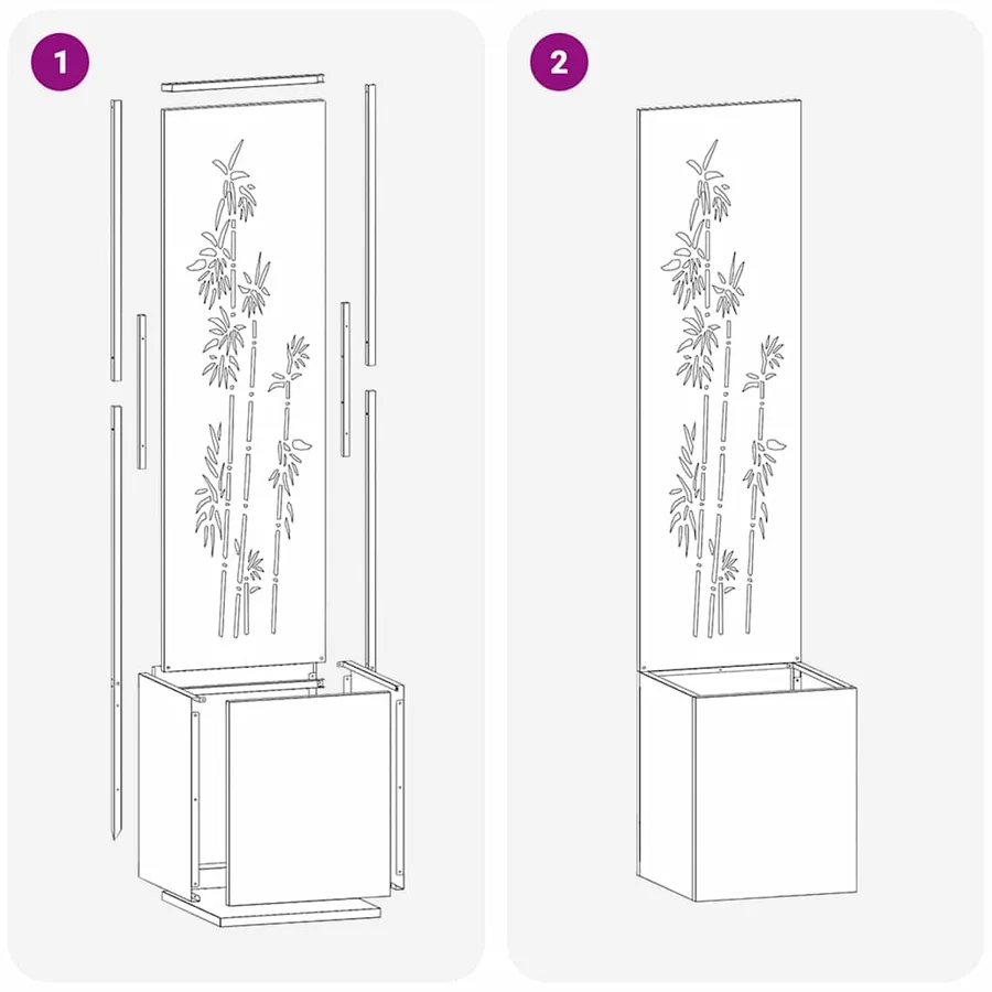 Écran de confidentialité de jardin Anthracite 32 x 140 cm - 9