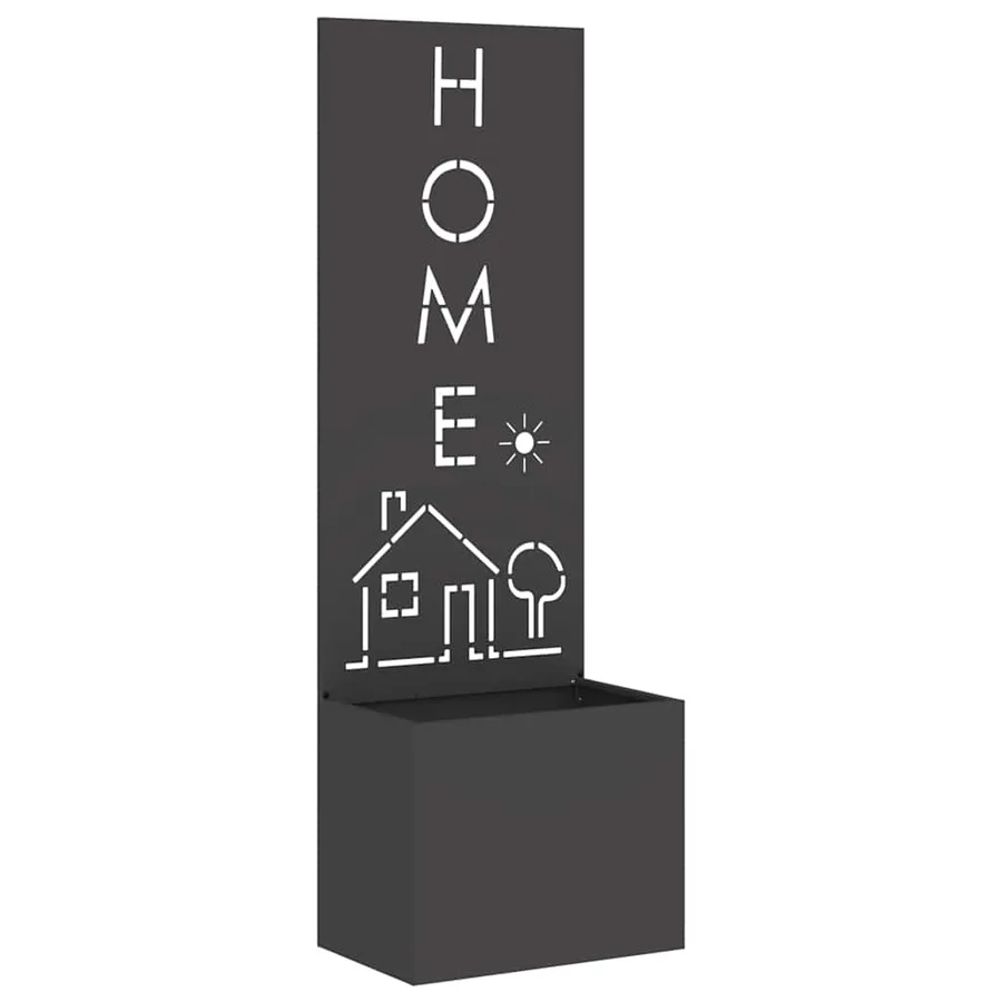 Écran de confidentialité de jardin Fretwork Noir 50 x 150 cm - 2