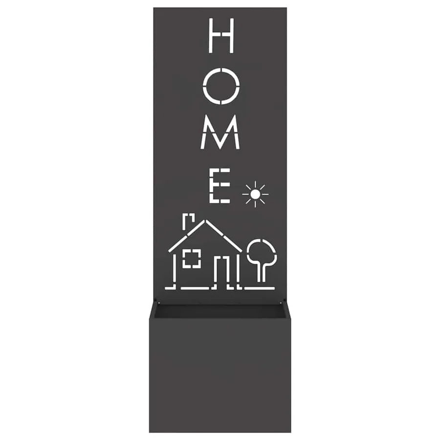 Écran de confidentialité de jardin Fretwork Noir 50 x 150 cm - 5