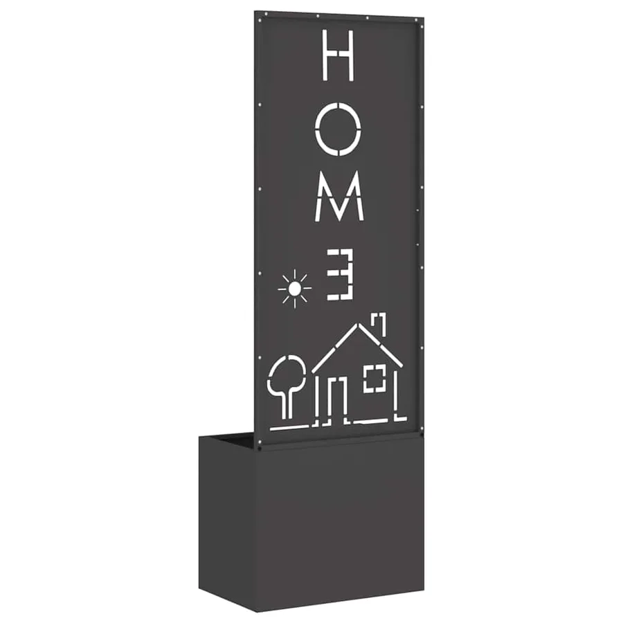 Écran de confidentialité de jardin Fretwork Noir 50 x 150 cm - 7