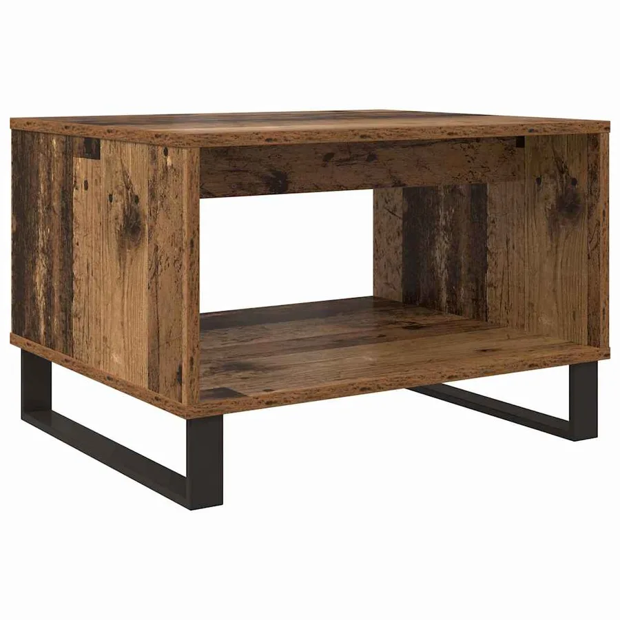 Table basse Bois ancien 60 x 50 x 40 cm Bois d'ingénierie - 7