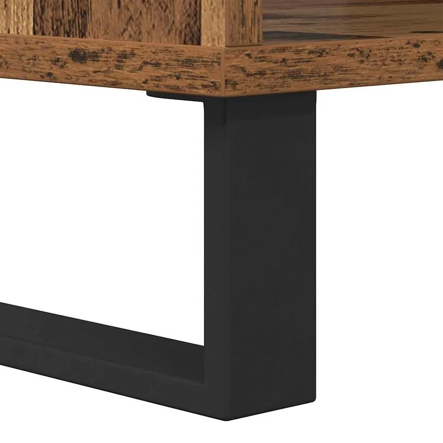 Table basse Bois ancien 60 x 50 x 40 cm Bois d'ingénierie - 9