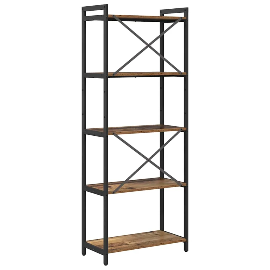 Étagère Bois ancien 60 x 30 x 155 cm Bois d'ingénierie - 7