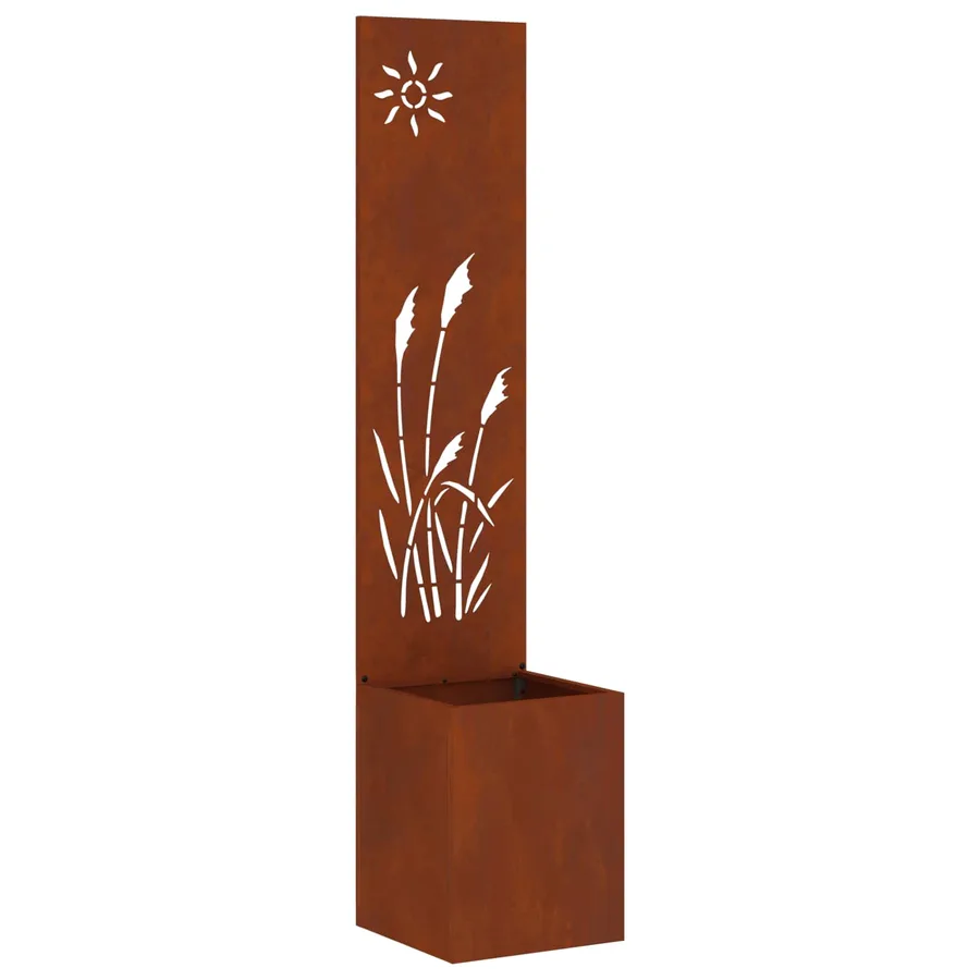 Écran de confidentialité de jardin Fretwork Rouillé 32 x 150 cm - 2