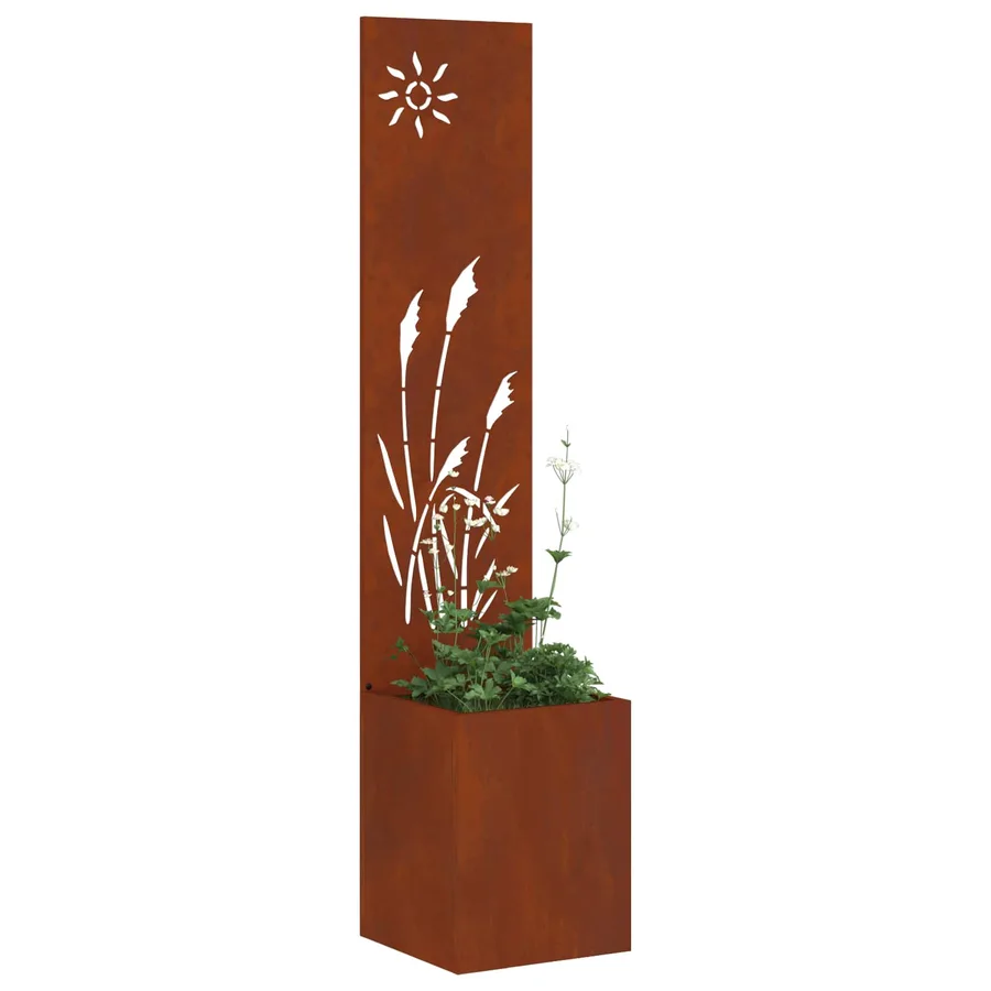 Écran de confidentialité de jardin Fretwork Rouillé 32 x 150 cm - 3