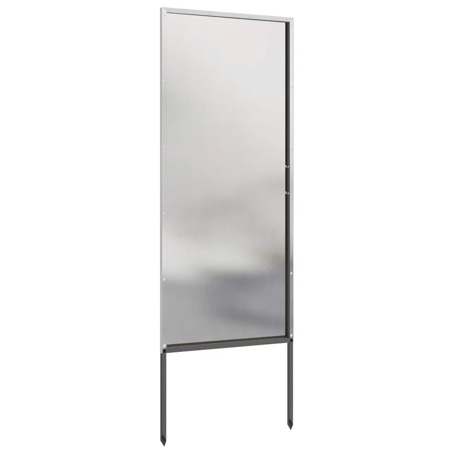 Écran de confidentialité de jardin Fretwork Argenté 50 x 140 cm - 5