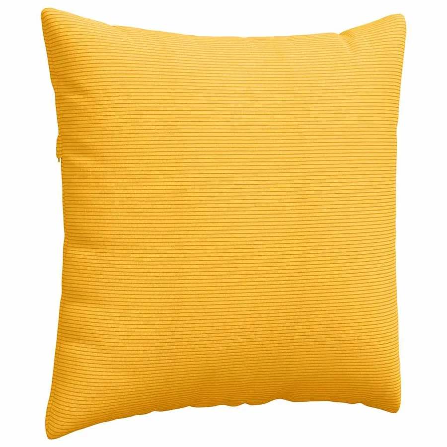 Coussins de canapé 2 pcs Jaune clair 60 x 60 cm - 5