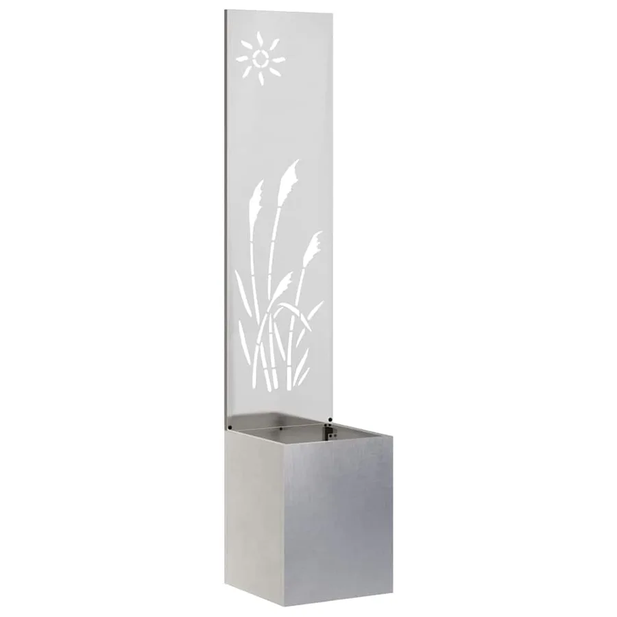 Écran de confidentialité de jardin Fretwork Argent 32 x 150 cm - 2