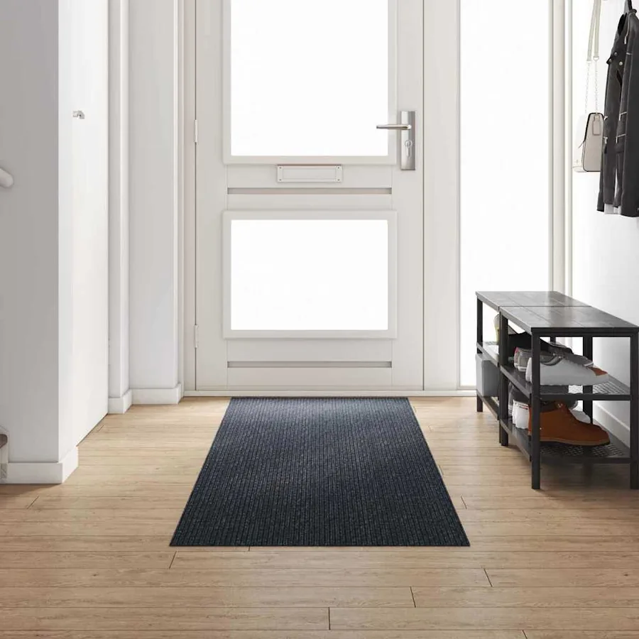 Tapis Couloir Anthracite 80 x 300 cm tissu