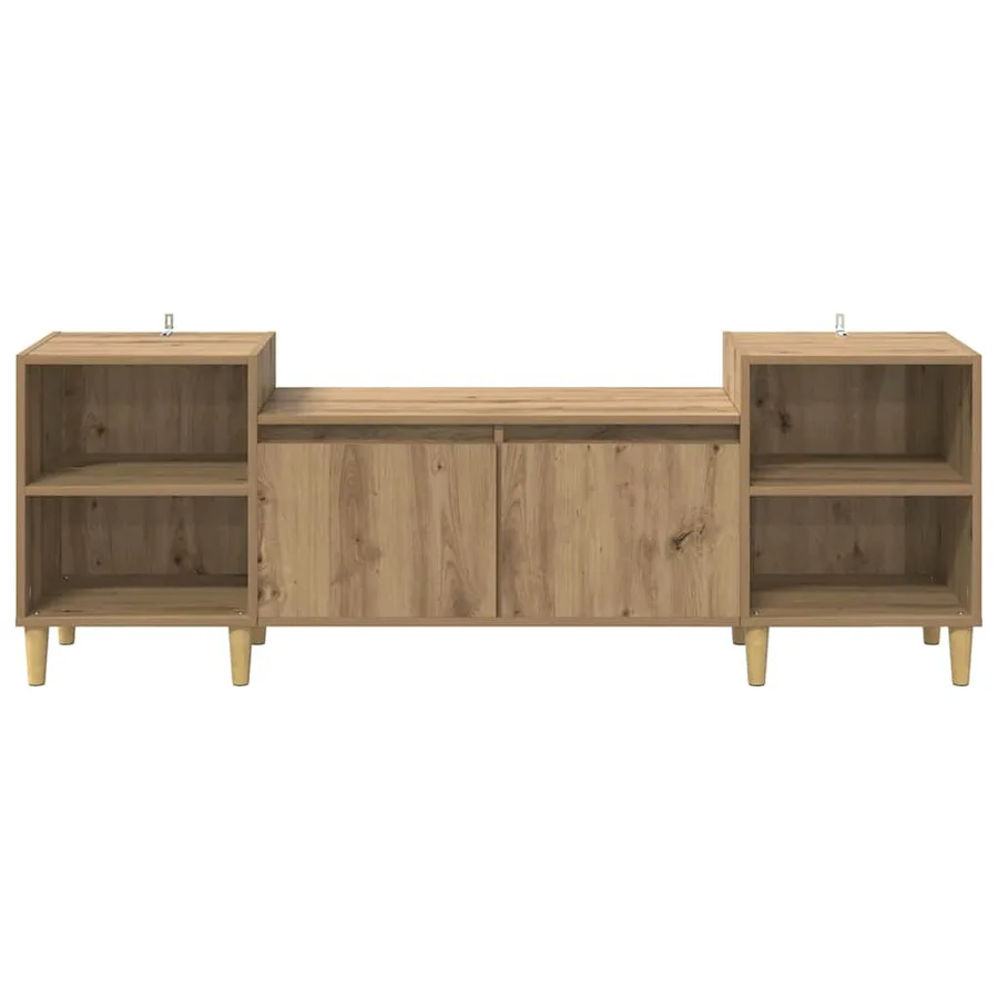 Meuble TV 160 x 35 x 55 cm Chêne artisanal Bois d'ingénierie - 5