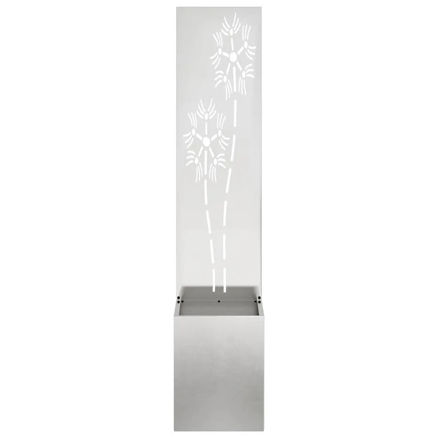 Écran de confidentialité de jardin Floral Argent 32 x 150 cm - 5