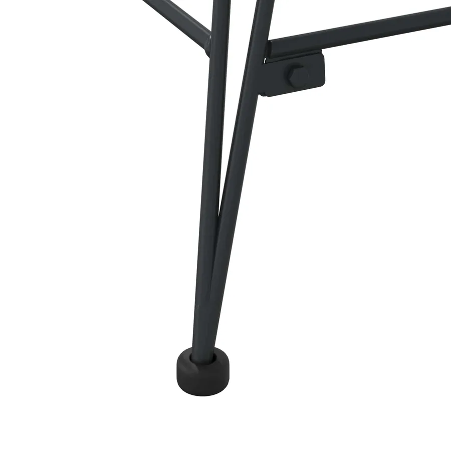 Chaise de bar 2 pcs 44 x 52 x 111 cm Rotin et métal - 8